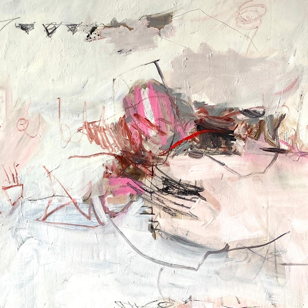 Correzioni morbide (Pittura astratta) - Painting Astratto di Petra Schott