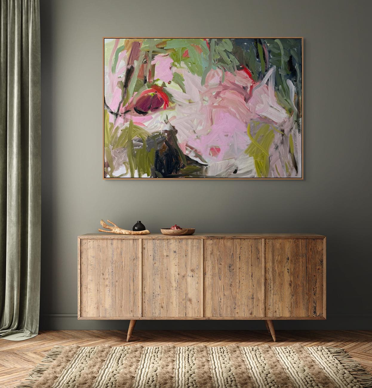 Il giardino di Venere X (Pittura astratta) - Painting di Petra Schott
