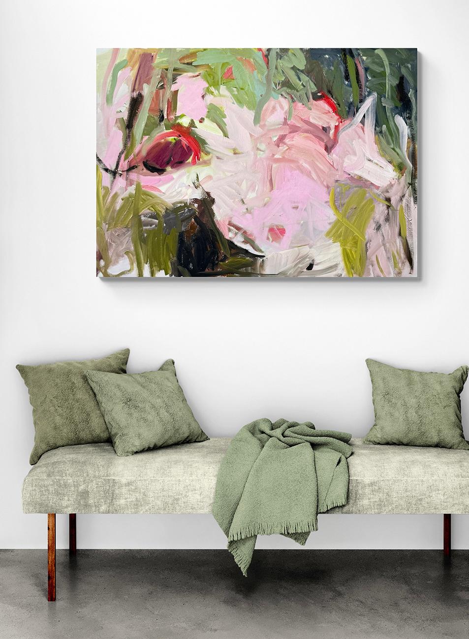 Il giardino di Venere X (Pittura astratta) - Abstract Painting Marrone di Petra Schott