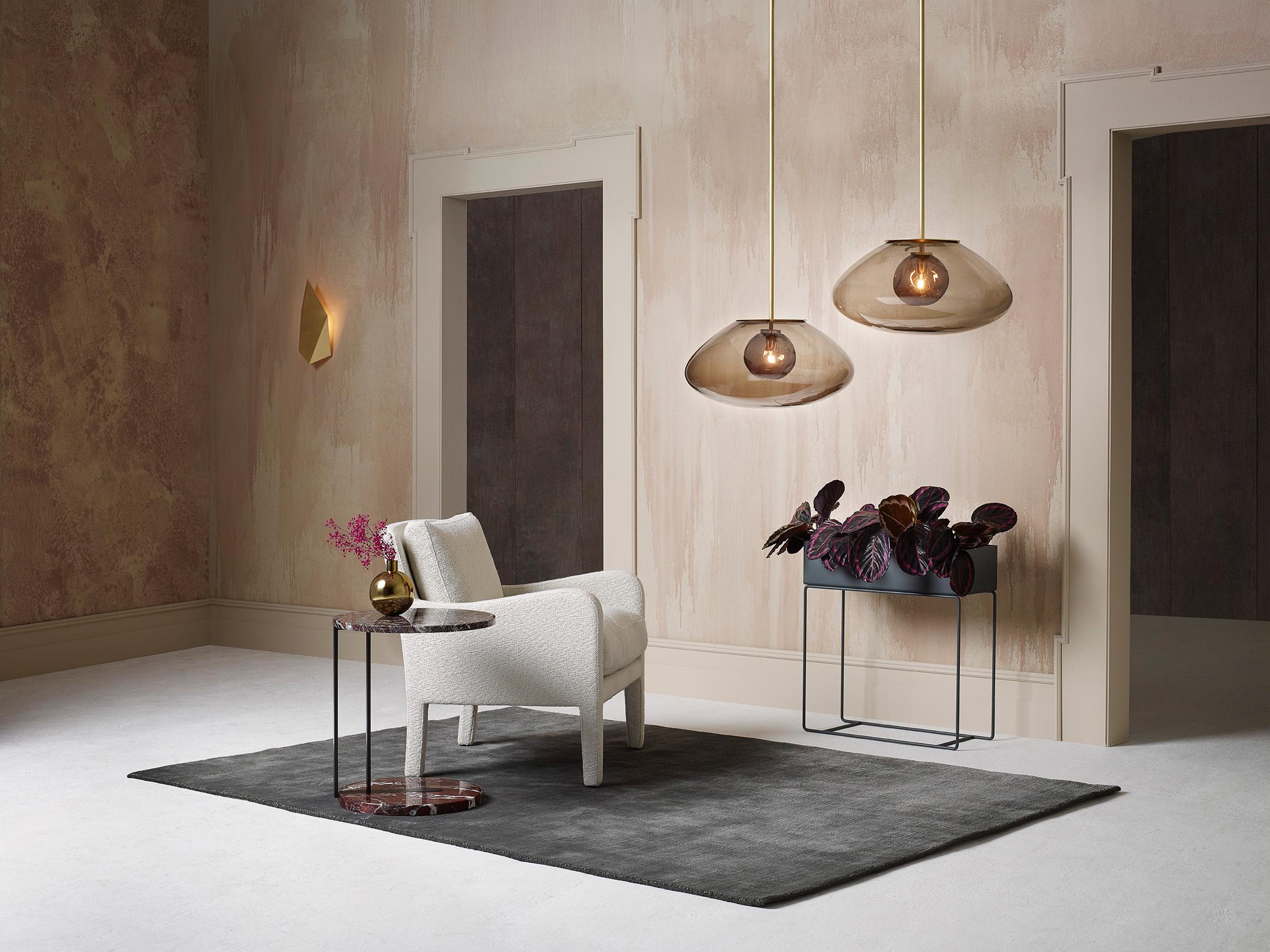 Modern Petra Small Pendant by CTO Lighting For Sale