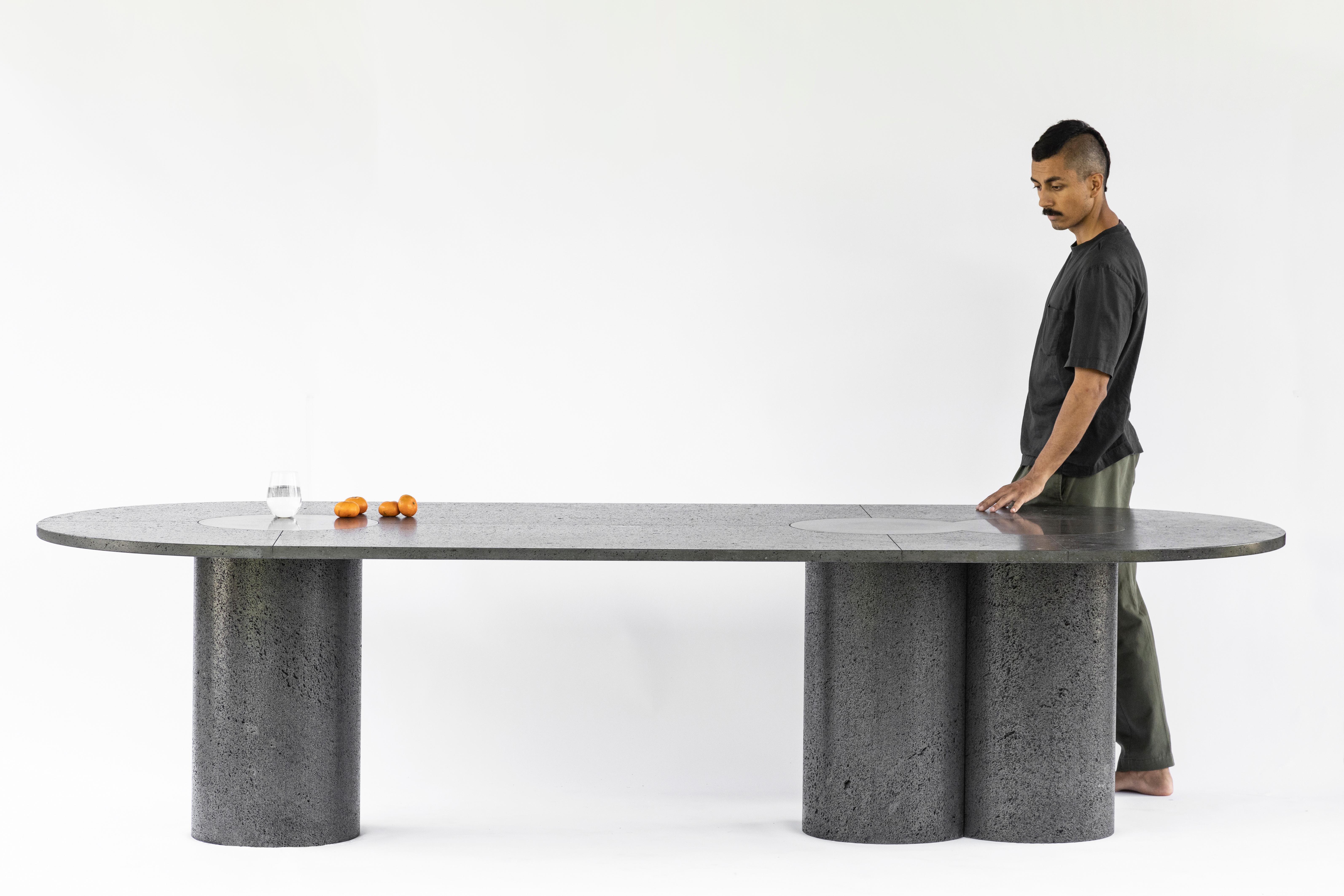 Hand-Crafted Petra Table by Peca For Sale