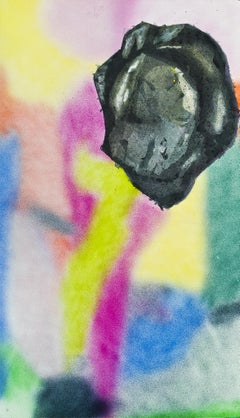 Large-Scale Contemporary Painting - Mixed Media on Canvas - "Particle"