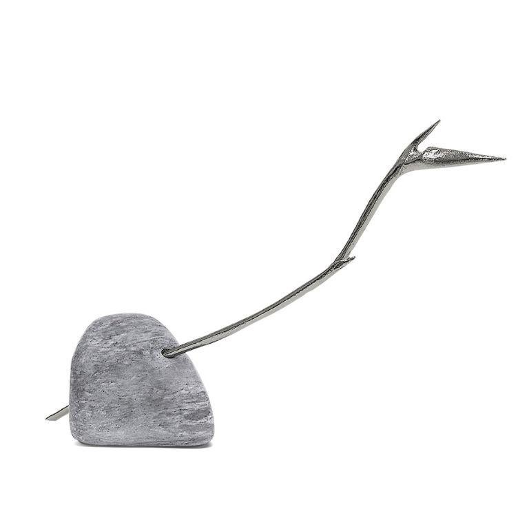 Organic Modern Pétrea I: Large Floral Sculpture Perfect Centerpiece and Decorative Element For Sale