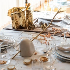 Pétrea I Sculptural Floral Centerpiece for Luxury Interiors