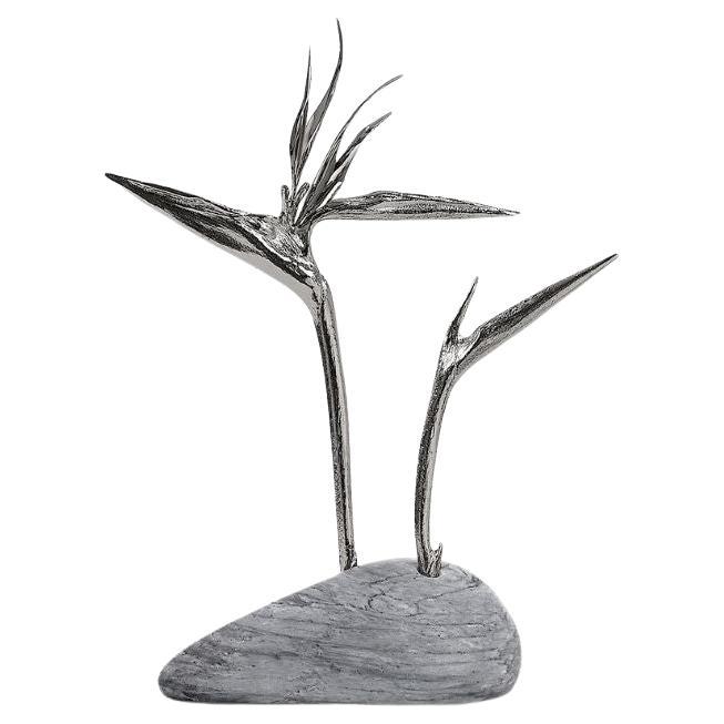 Pétrea III: Floral Sculpture - Perfect Centerpiece and Decorative Element