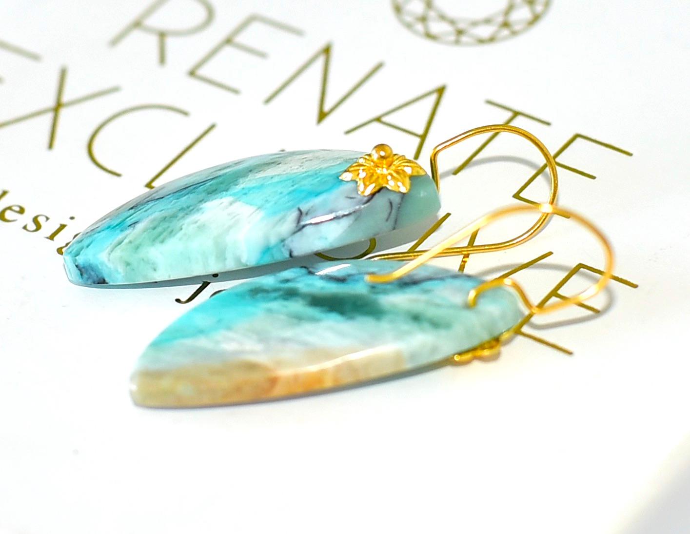 Fossilized Sequoia Earrings