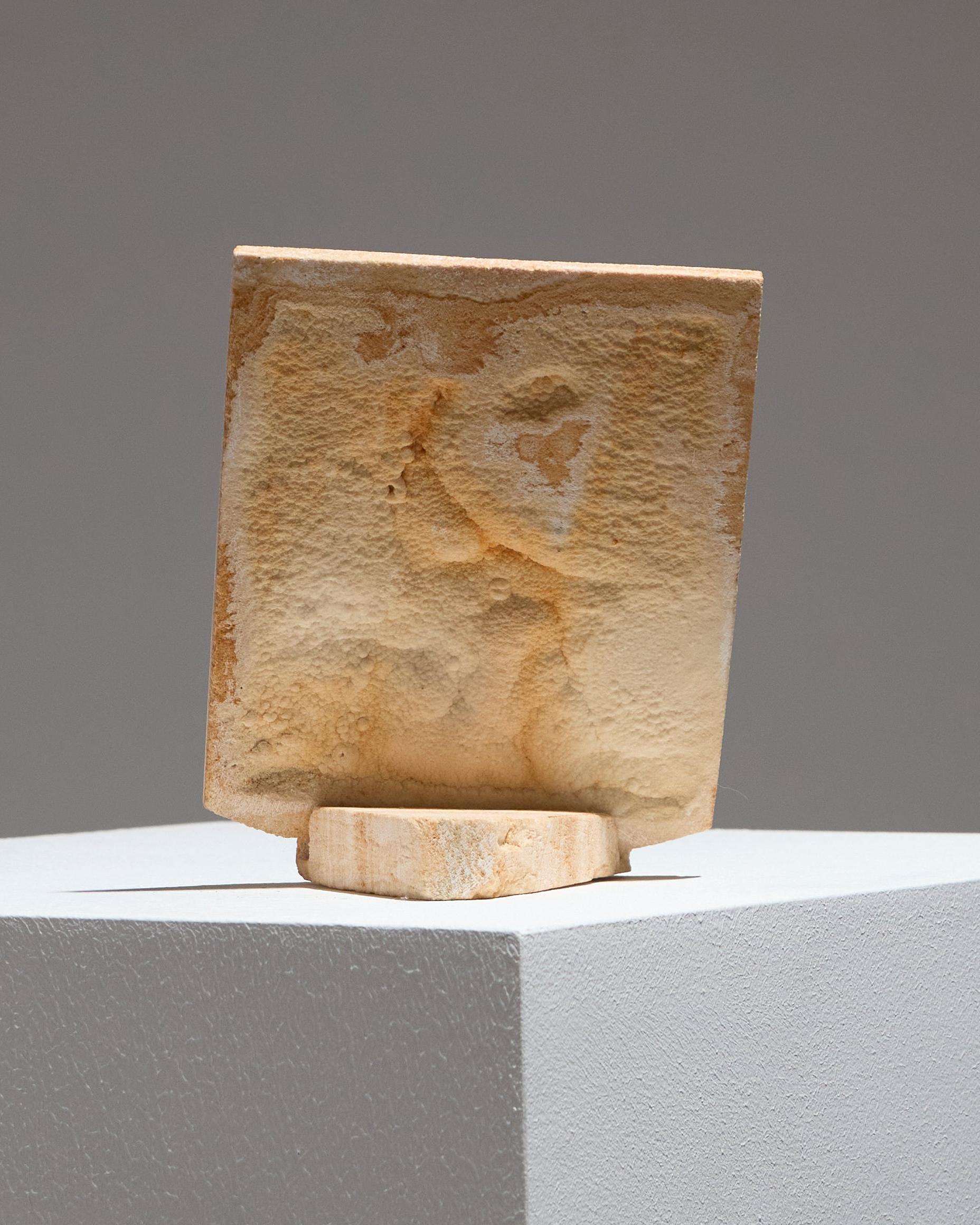 French Petrified Limestone Bas-Relief Frame, 1960s For Sale