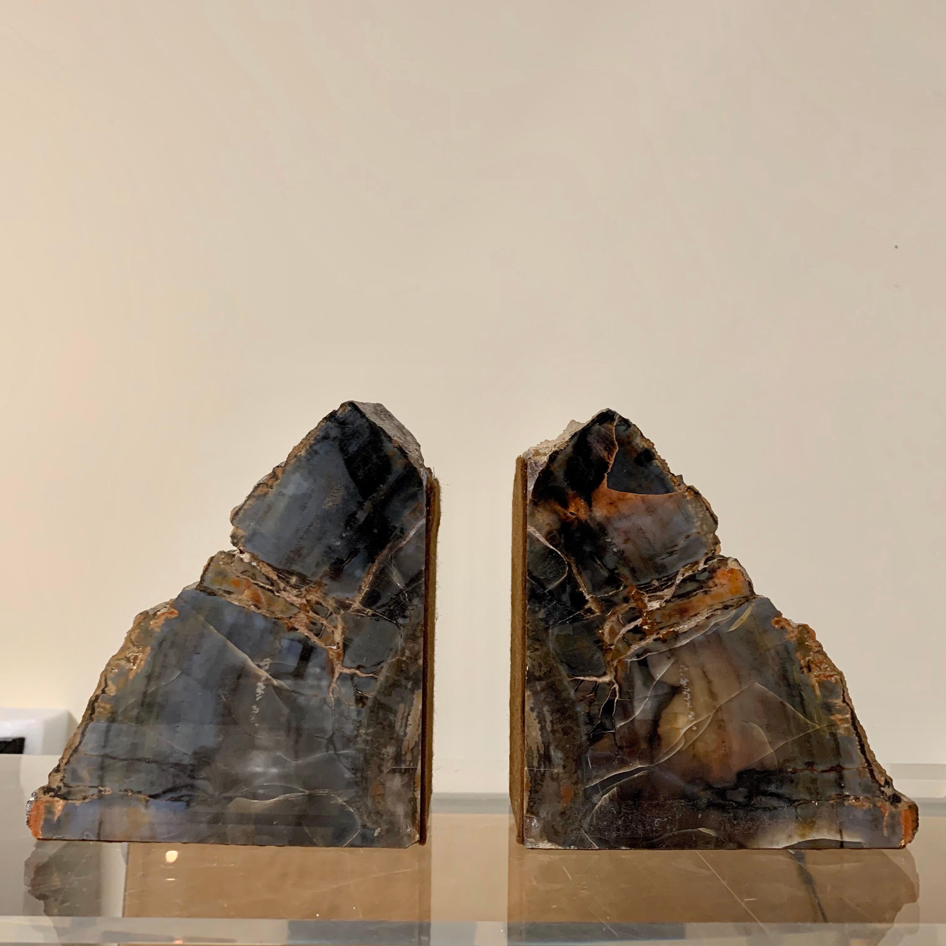 Petrified Wood Bookends For Sale 4