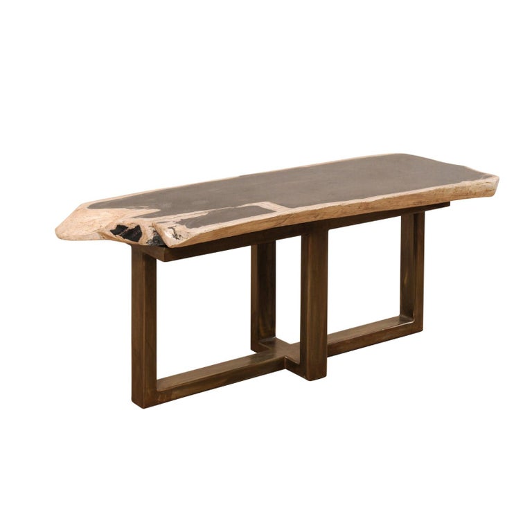 Moderner Couchtisch Aus Metall Und Holz