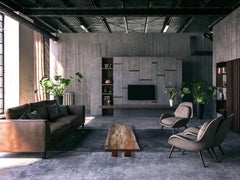 Couchtisch aus versteinertem Holz, Stefano Piccini, Made in Italy