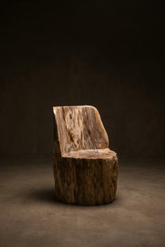 Poltrona "Petrified Wood", stile moderno organico, XXI secolo