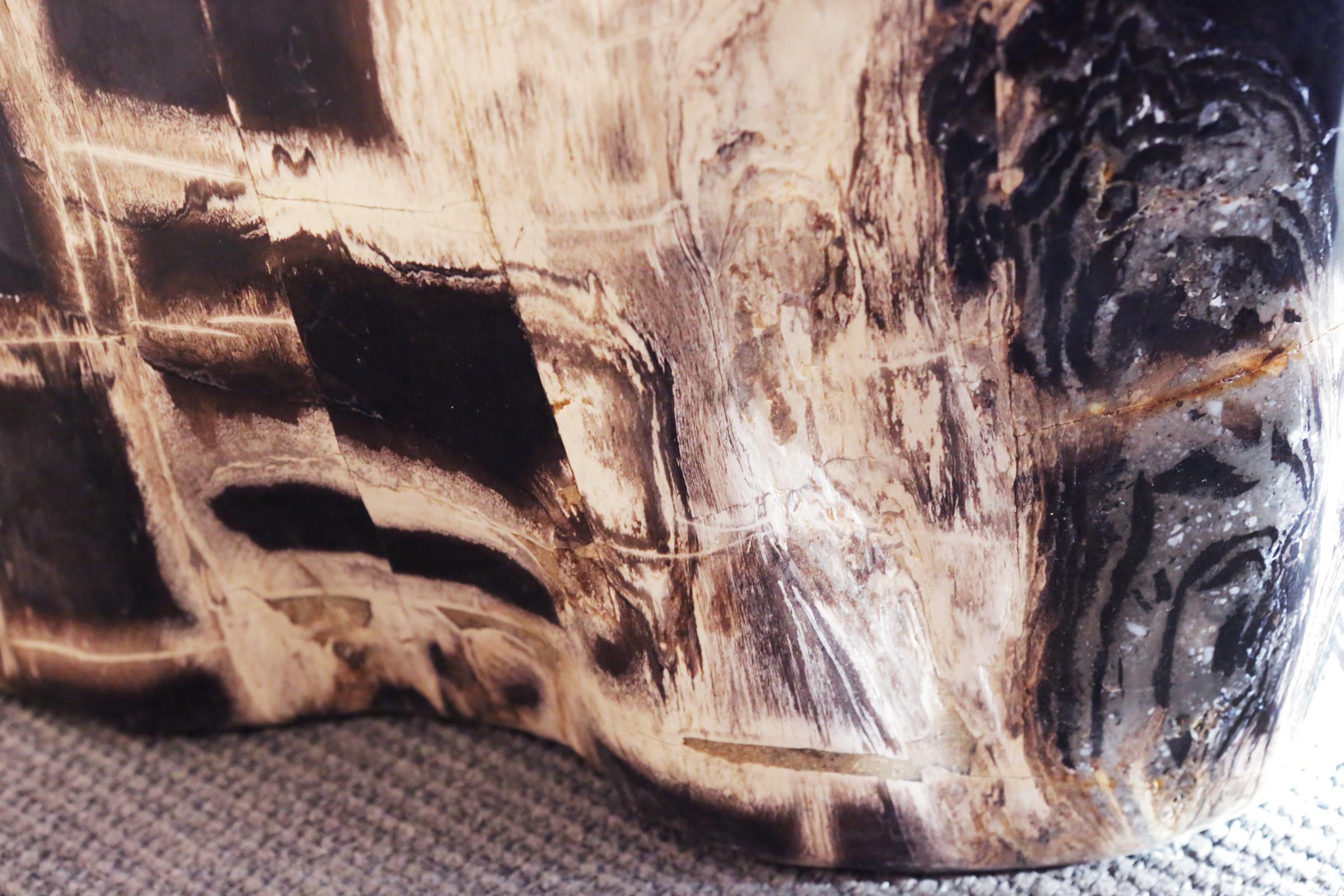 Petrified Wood n°C Side Table 2