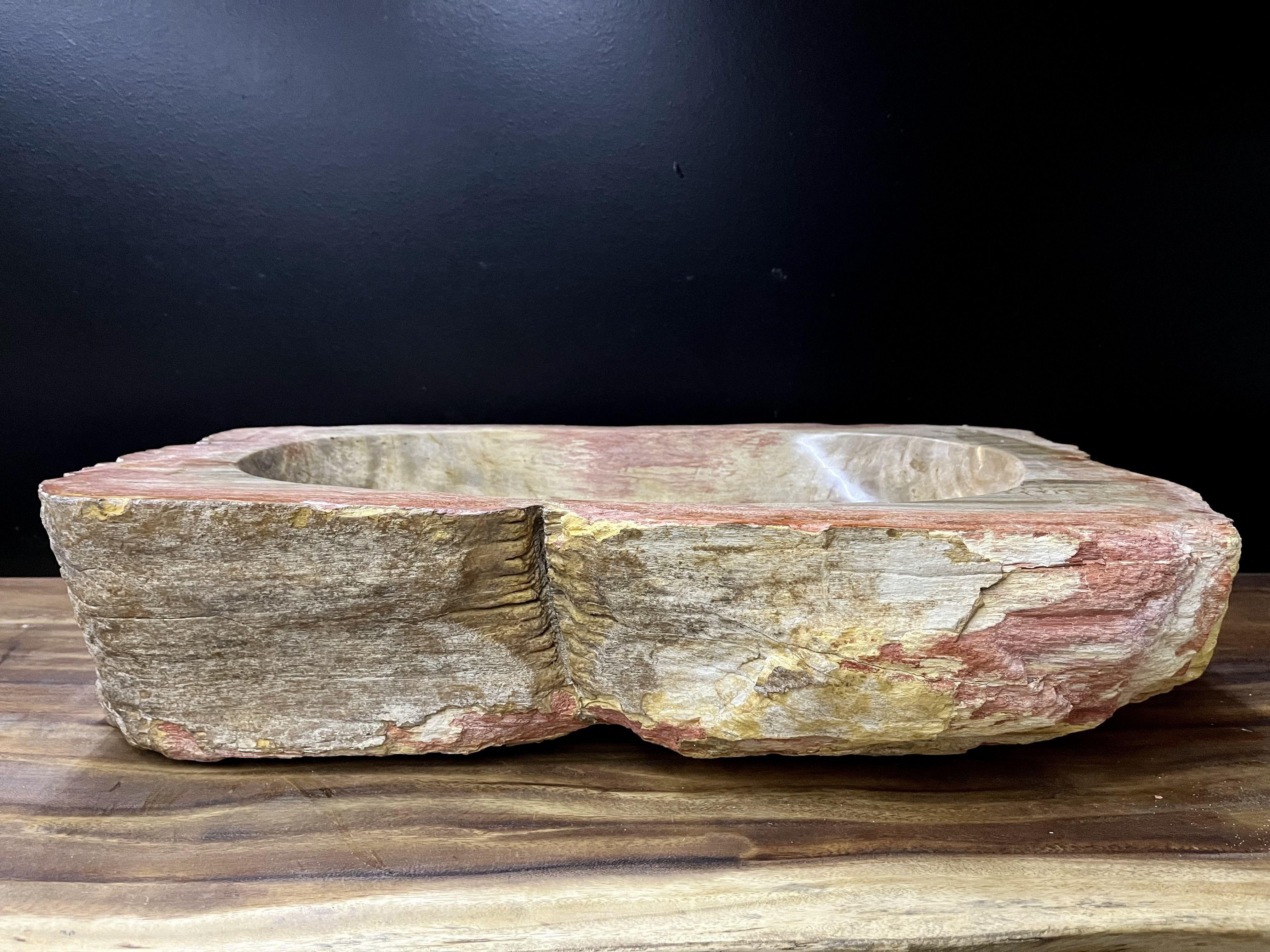 Unique petrified wood sink in absolute top quality. This 