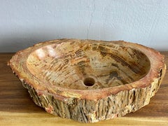 Petrified Wood Sink, Top Quality in Beige/ Brown/ Yellow/ Pink Tones