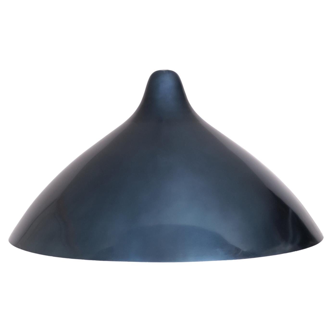 Petrol Blue Pendant Lamp by Lisa Johansson Pape for Orno,  1950s For Sale