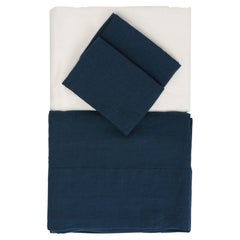Petrol Blue Summer Bed Linen Set