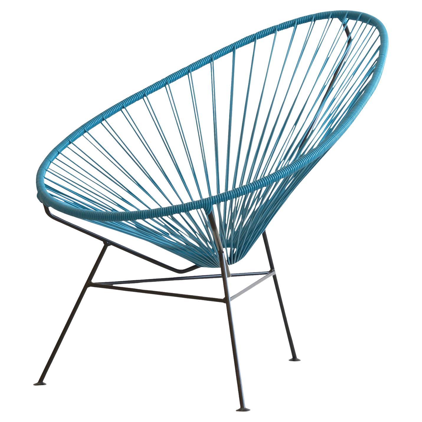 Sedia Acapulco blu petrolio di OK Design