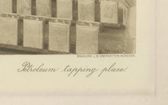 Petroleum Tin Factory & Filling Operations — Photogravure, Sumatra ca.1900