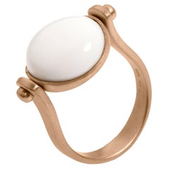 Petronilla Handgefertigter in Italien Römischer Stil Kogolong 18Kt Gold Wendbarer Ring