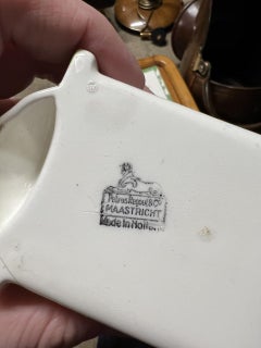 PETRUS REGOUT & CO MAASTRICHT HOLLAND ART DECO WANDGEWINNTES GEWÜRZREGAL