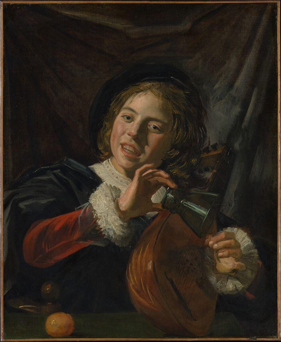 Antique oil paining, A laughing man with an upturned glass, Dutch golden age For Sale 13