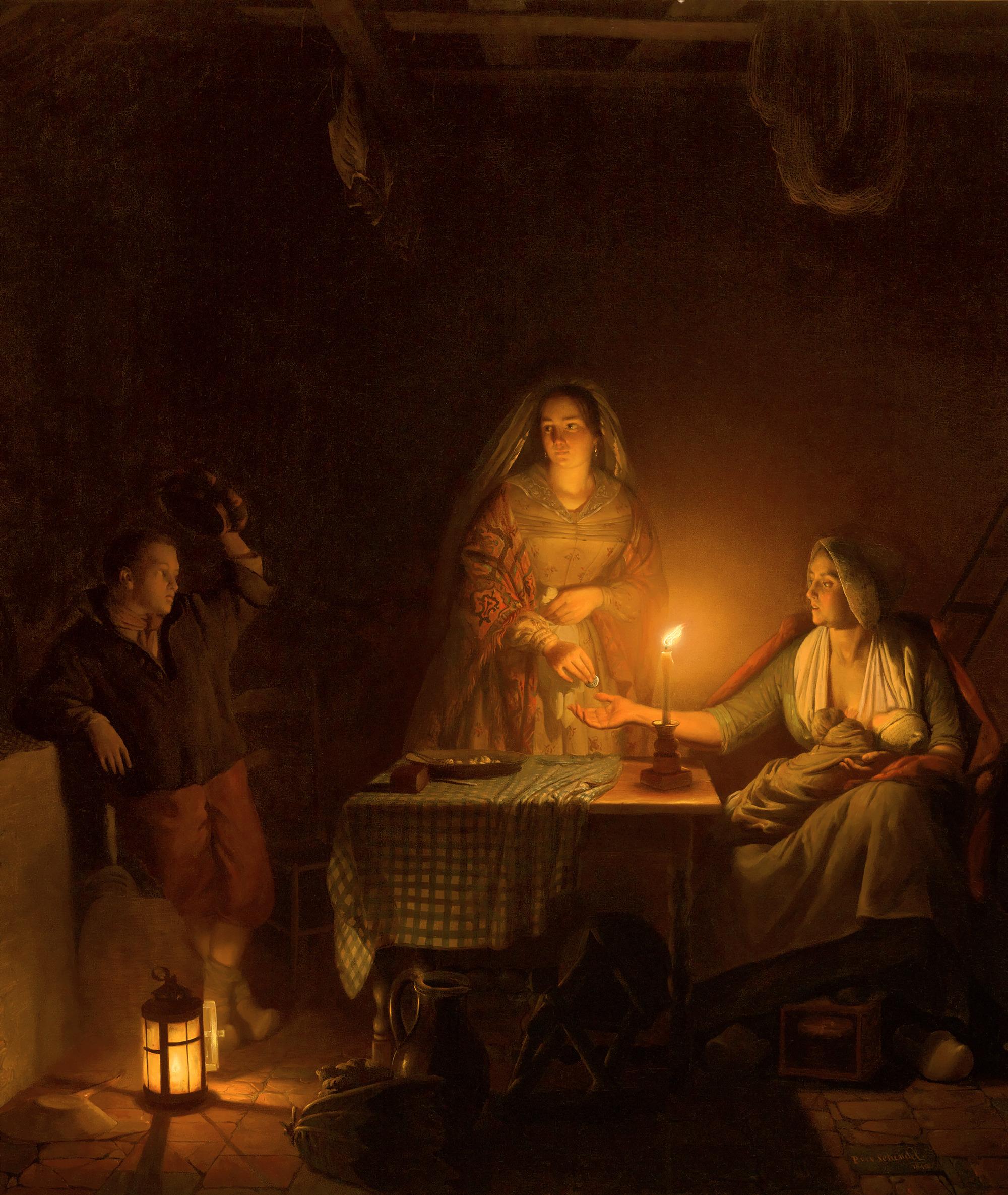 By Candlelight By Petrus Van Schendel 2