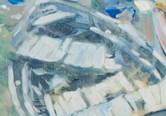 After The Rain - Oil Painting Colors Green Blue White Yellow Pink