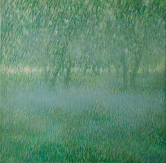 Shining - Oil Painting Colors Green White