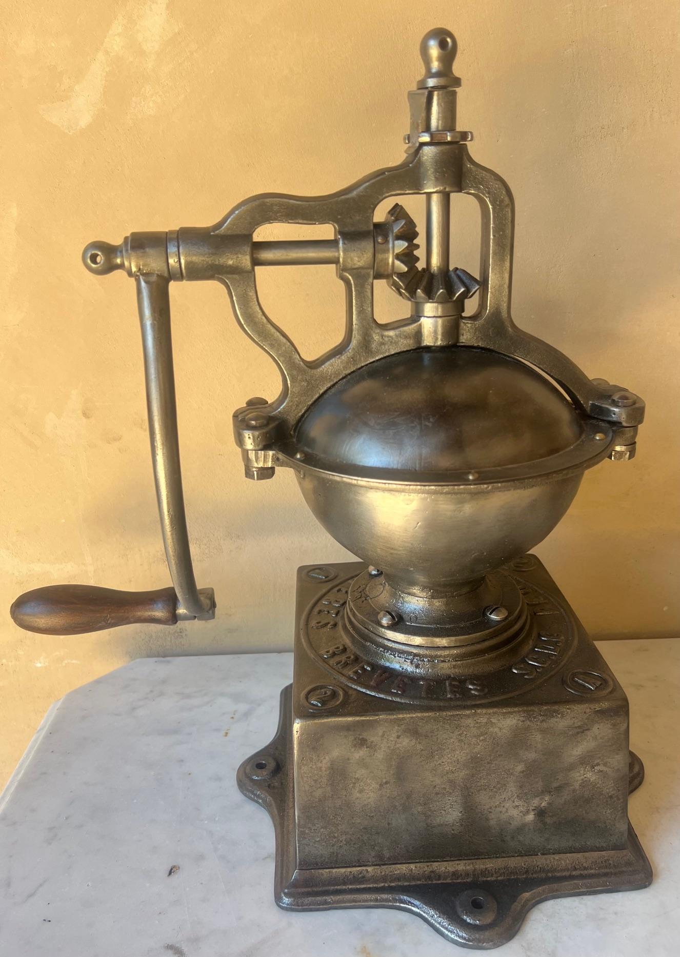 Peugeot Freres Cast Iron Coffee Grinder , 19th Century 5