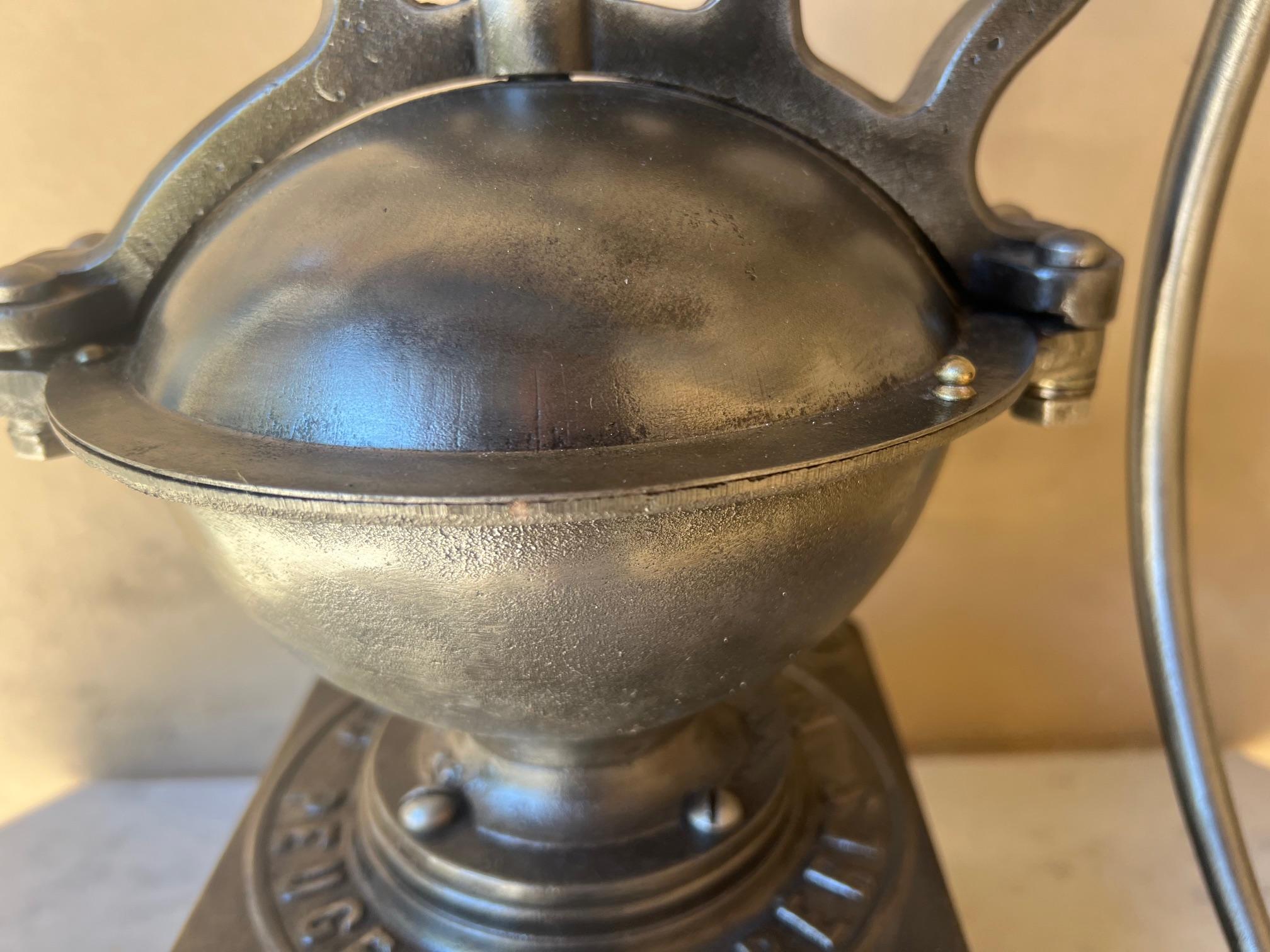 Peugeot Freres Cast Iron Coffee Grinder , 19th Century 8