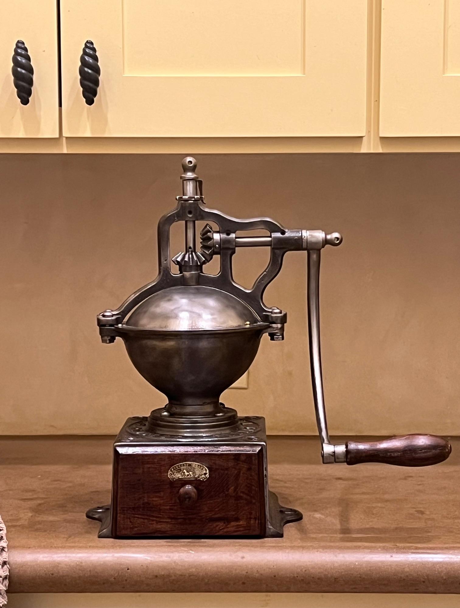 Peugeot Freres Cast Iron Coffee Grinder , 19th Century 12