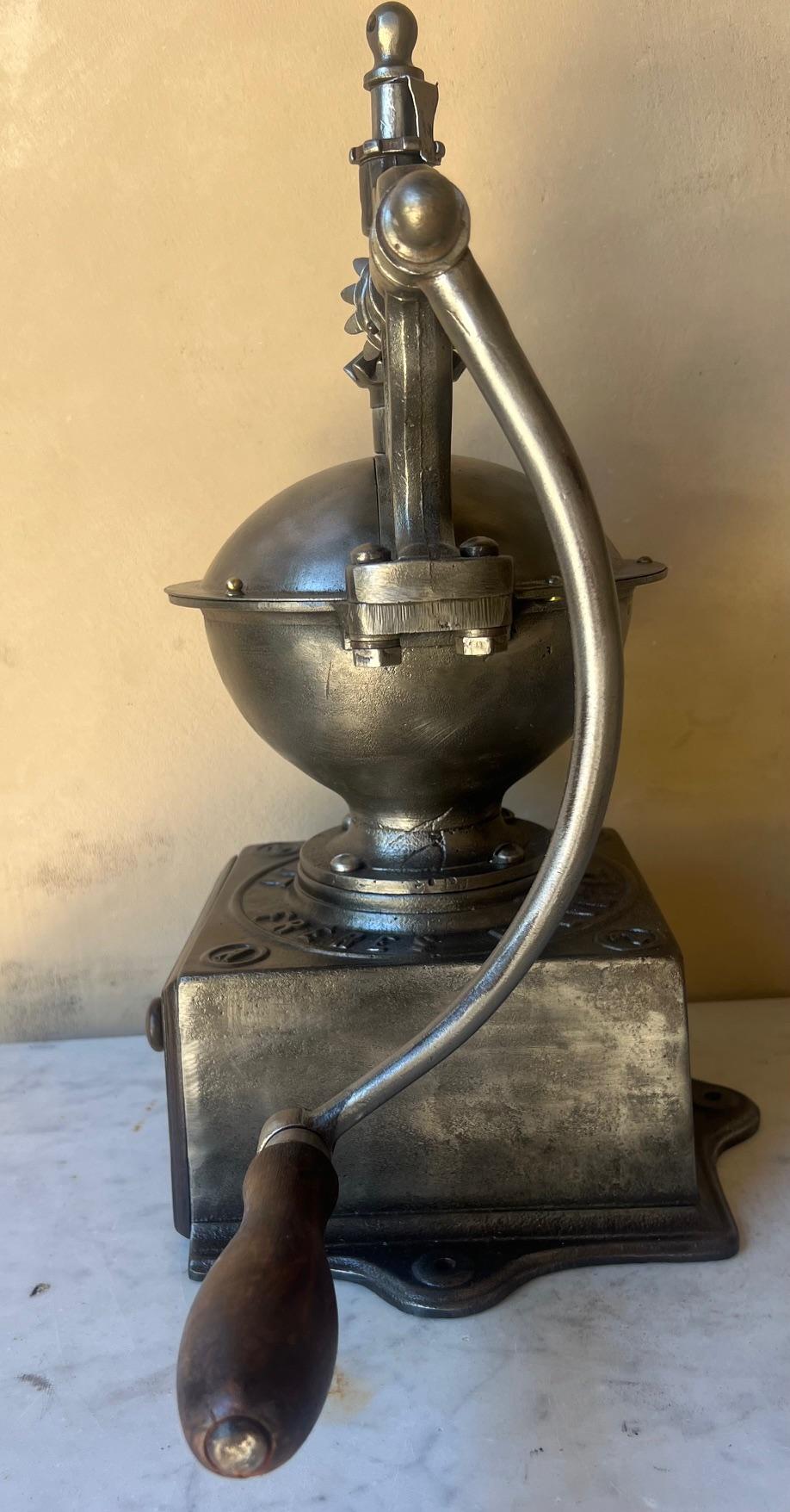 Peugeot Freres Cast Iron Coffee Grinder , 19th Century 1