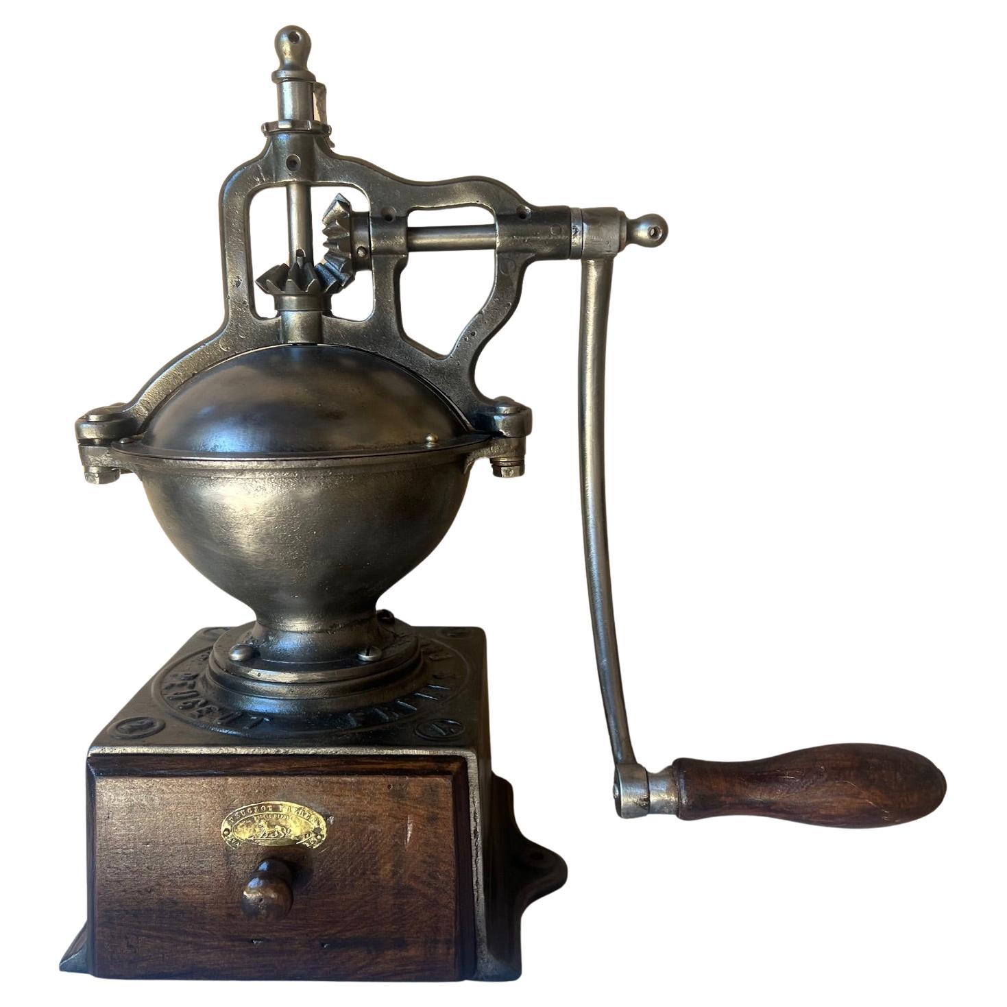 Peugeot Freres Cast Iron Coffee Grinder , 19th Century 2