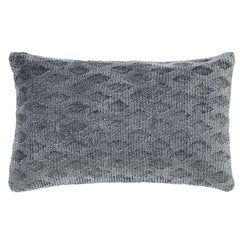 Coussin décoratif moderne gris étain