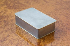 Pewter and brass Jewelry box by Nils Fougstedt for Svenskt Tenn, 1953