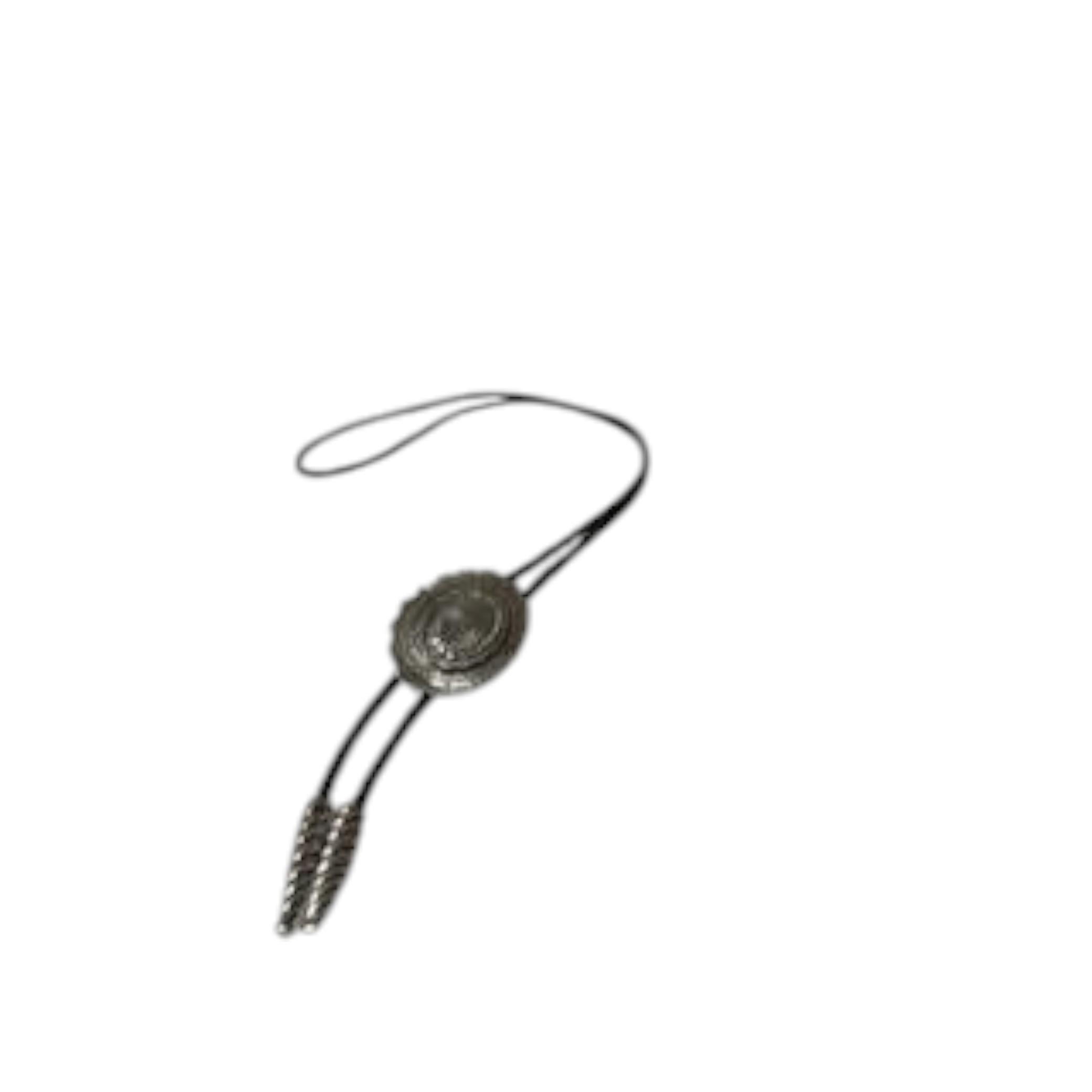 Pewter Bolo Tie In Excellent Condition For Sale In Pasadena, TX