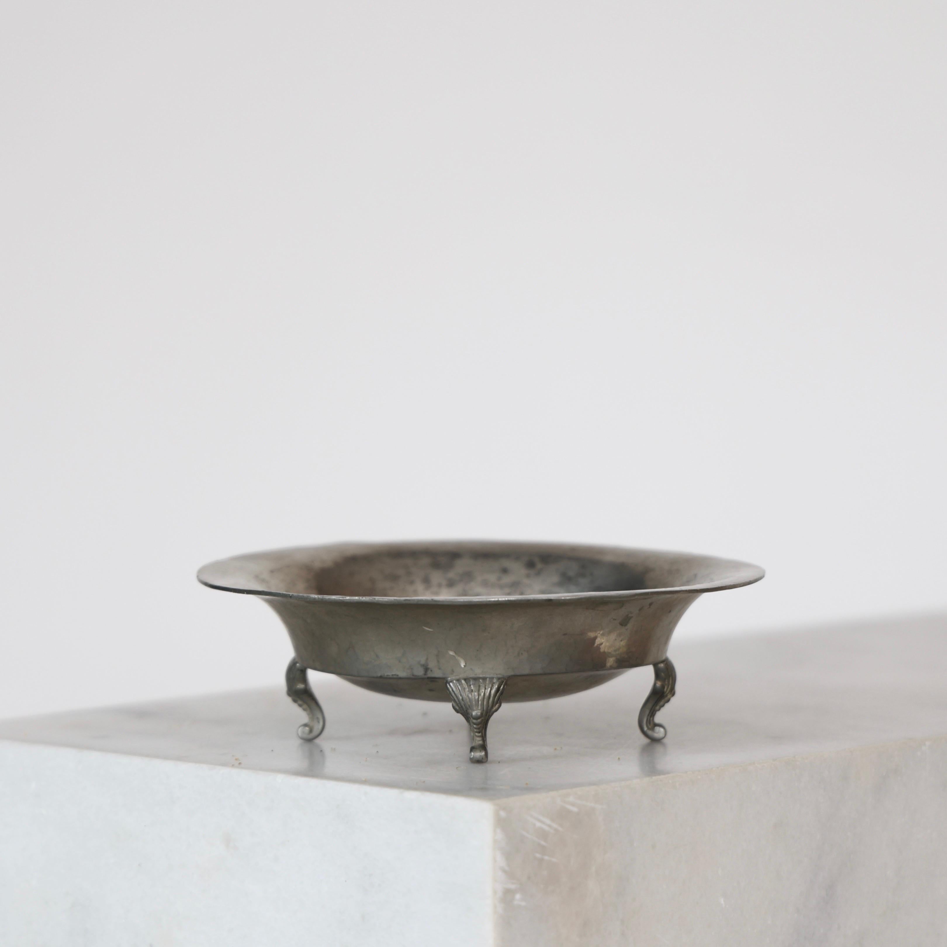 Pewter Bowl by Just Andersen, 1920s, Denmark For Sale 4