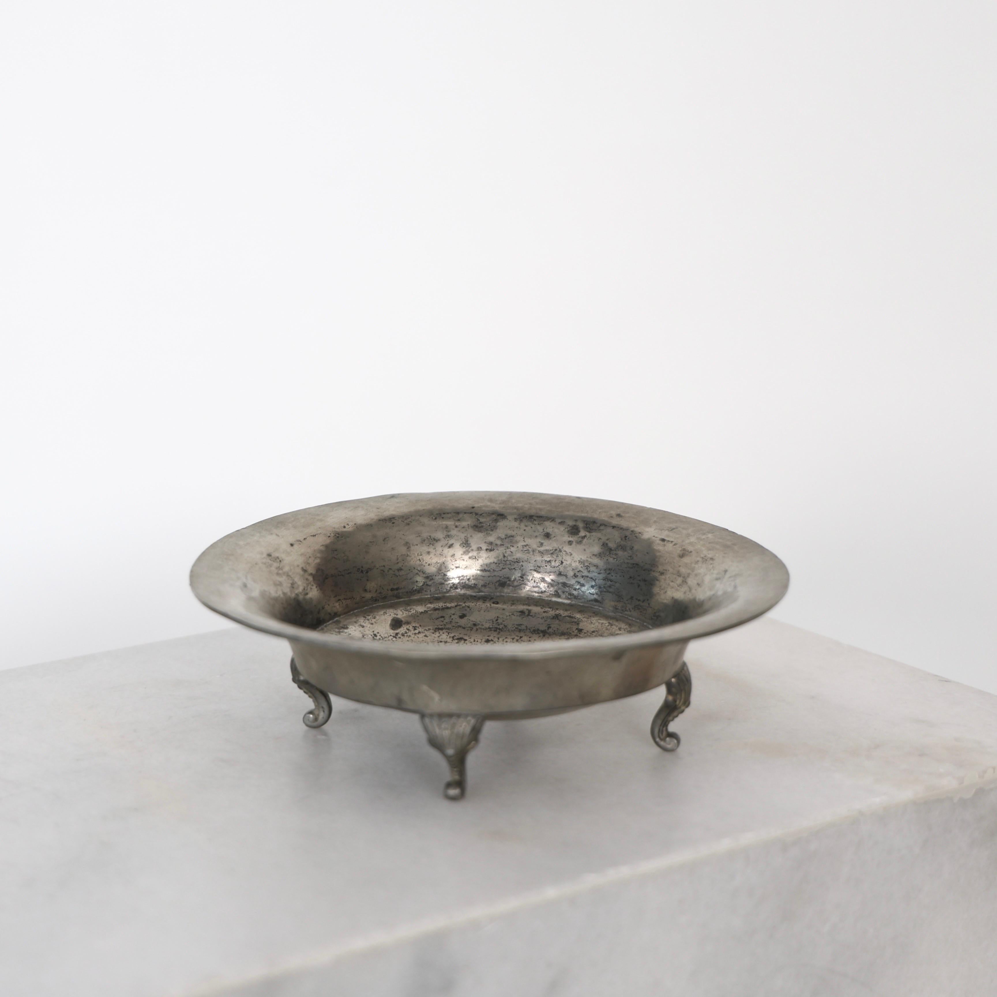 Danish Pewter Bowl by Just Andersen, 1920s, Denmark For Sale