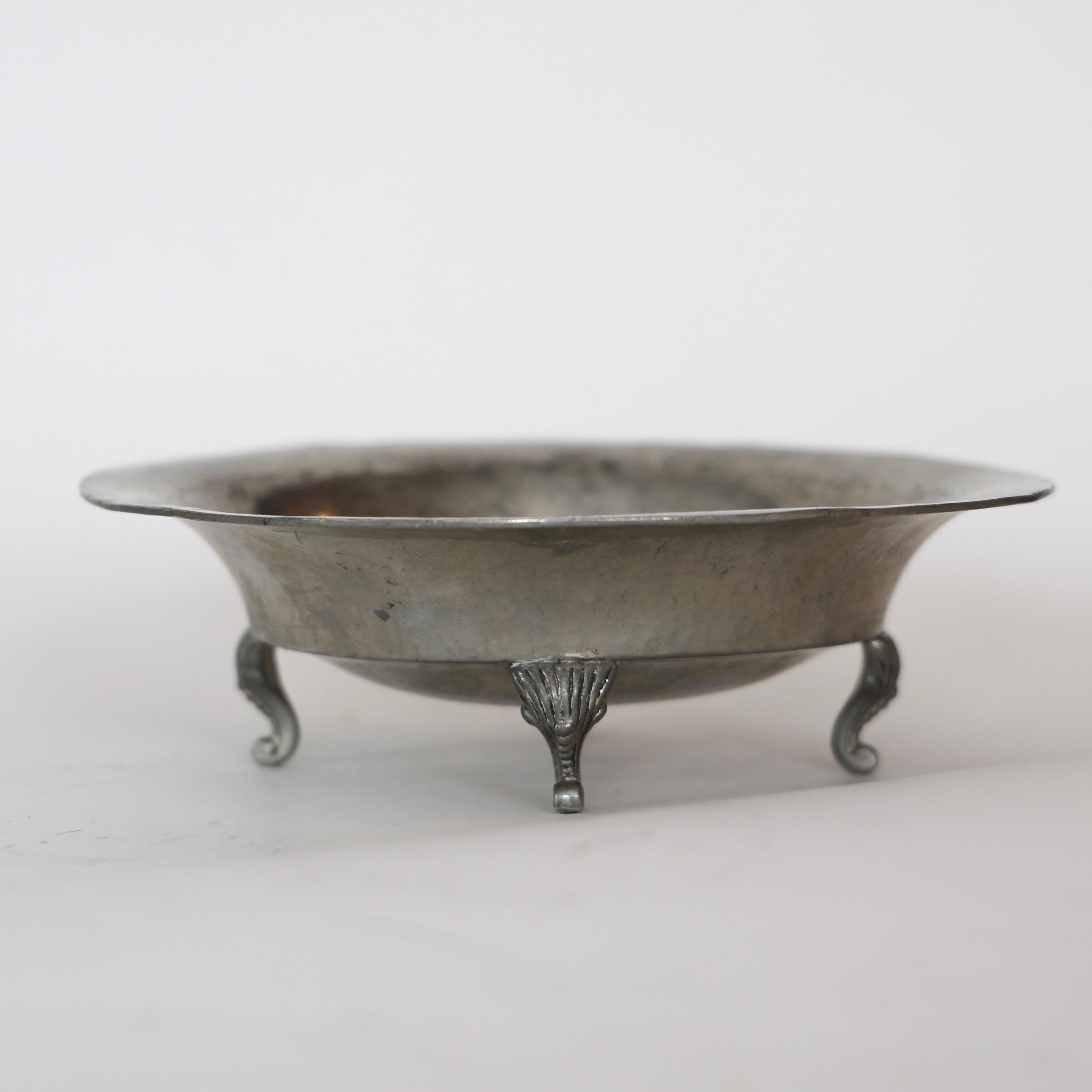Early 20th Century Pewter Bowl by Just Andersen, 1920s, Denmark For Sale