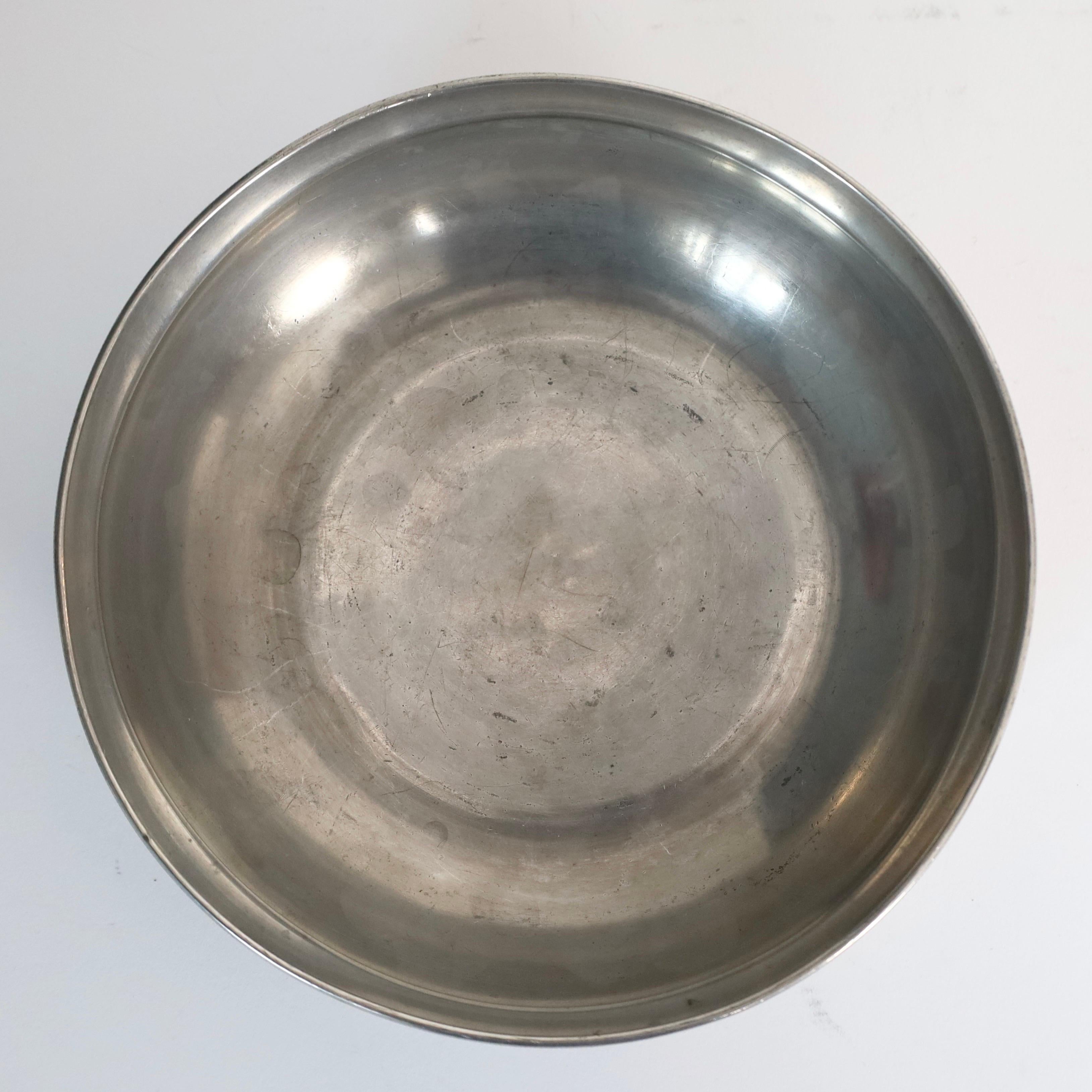 Pewter Bowl by Just Andersen, 1920s, Denmark For Sale 2