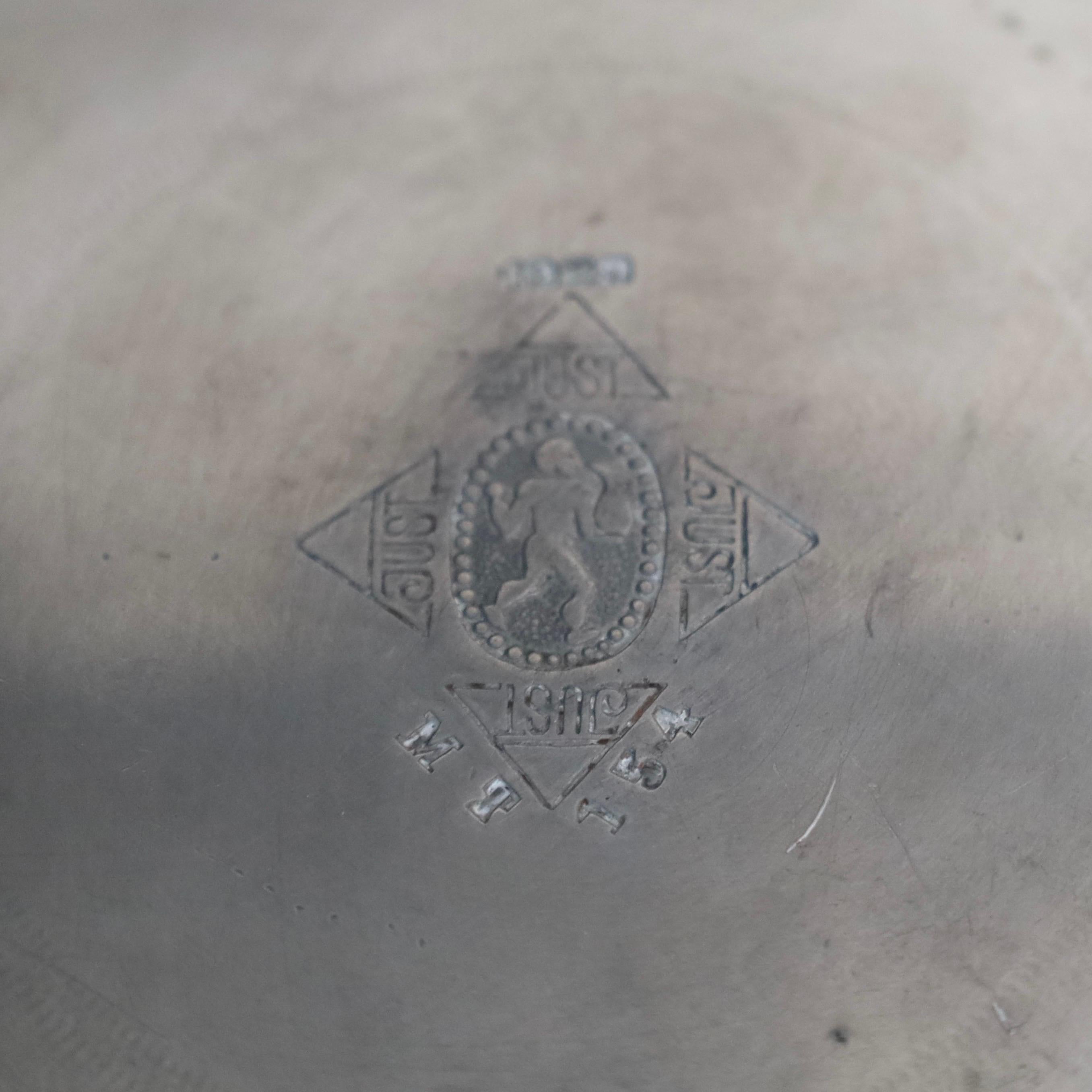 Pewter Bowl by Just Andersen, 1920s, Denmark For Sale 4