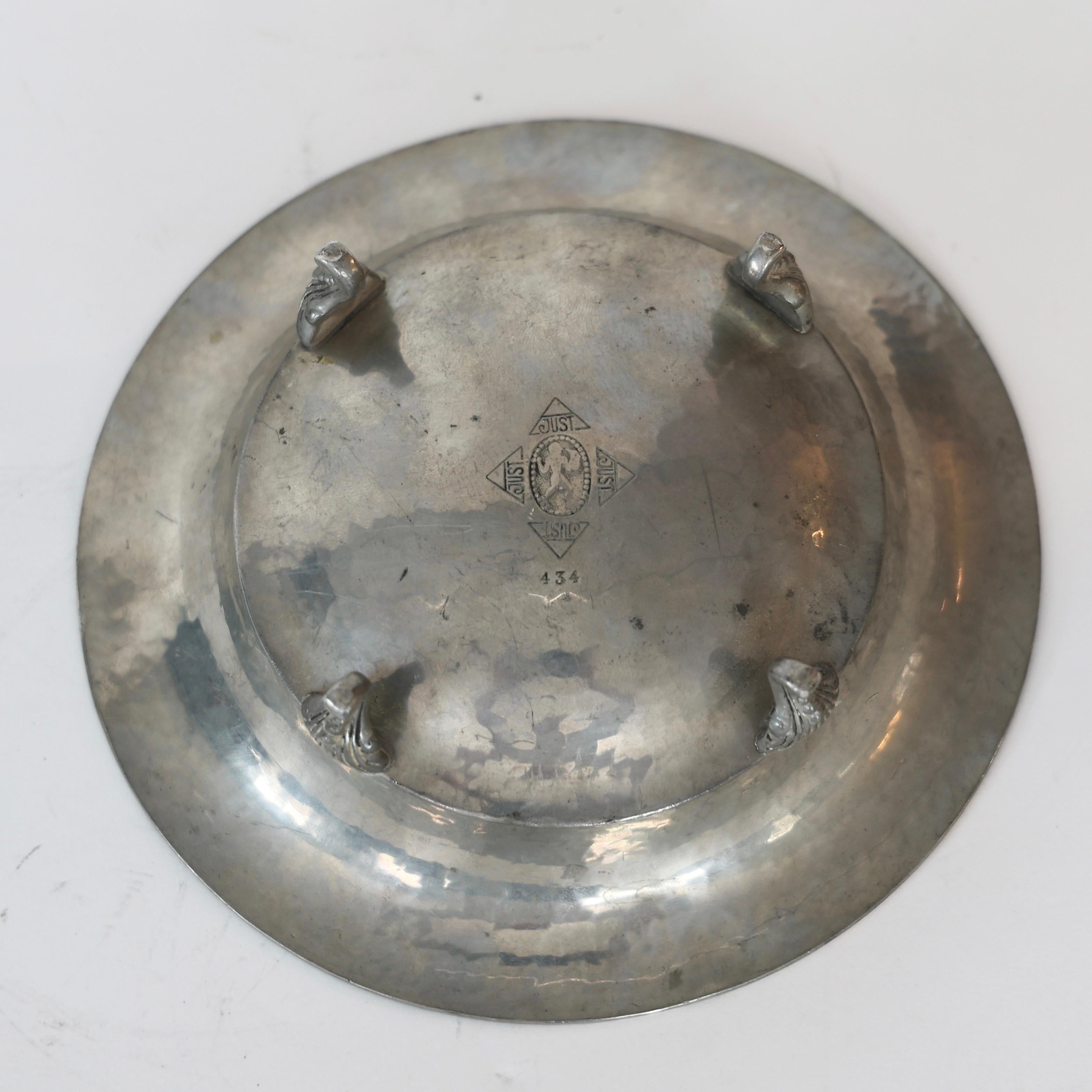 Pewter Bowl by Just Andersen, 1920s, Denmark For Sale 3