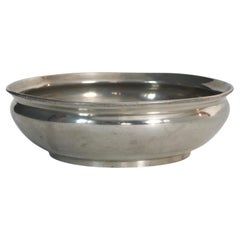 Antique Pewter Bowl by Just Andersen, 1920s, Denmark