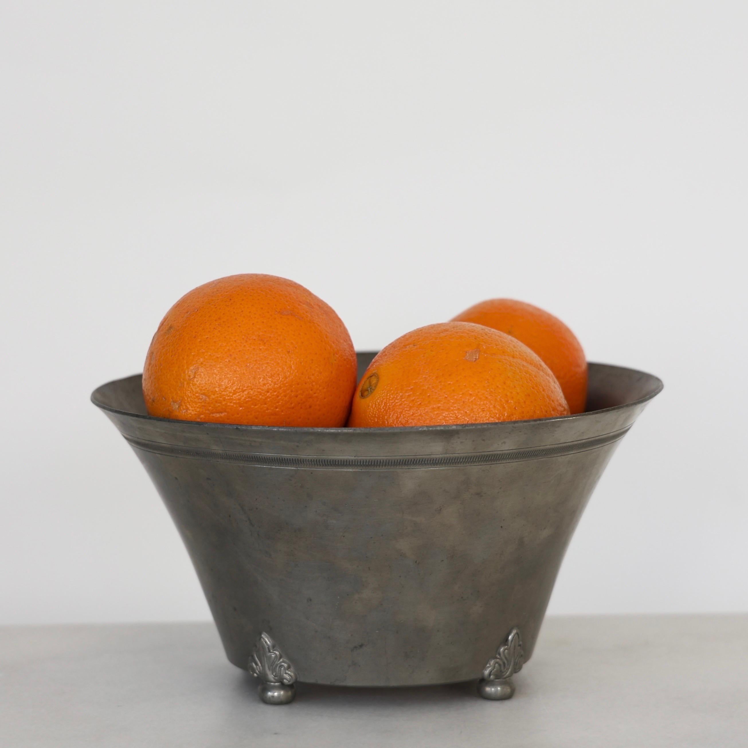 Pewter Bowl by Just Andersen, 1930s, Denmark For Sale 5