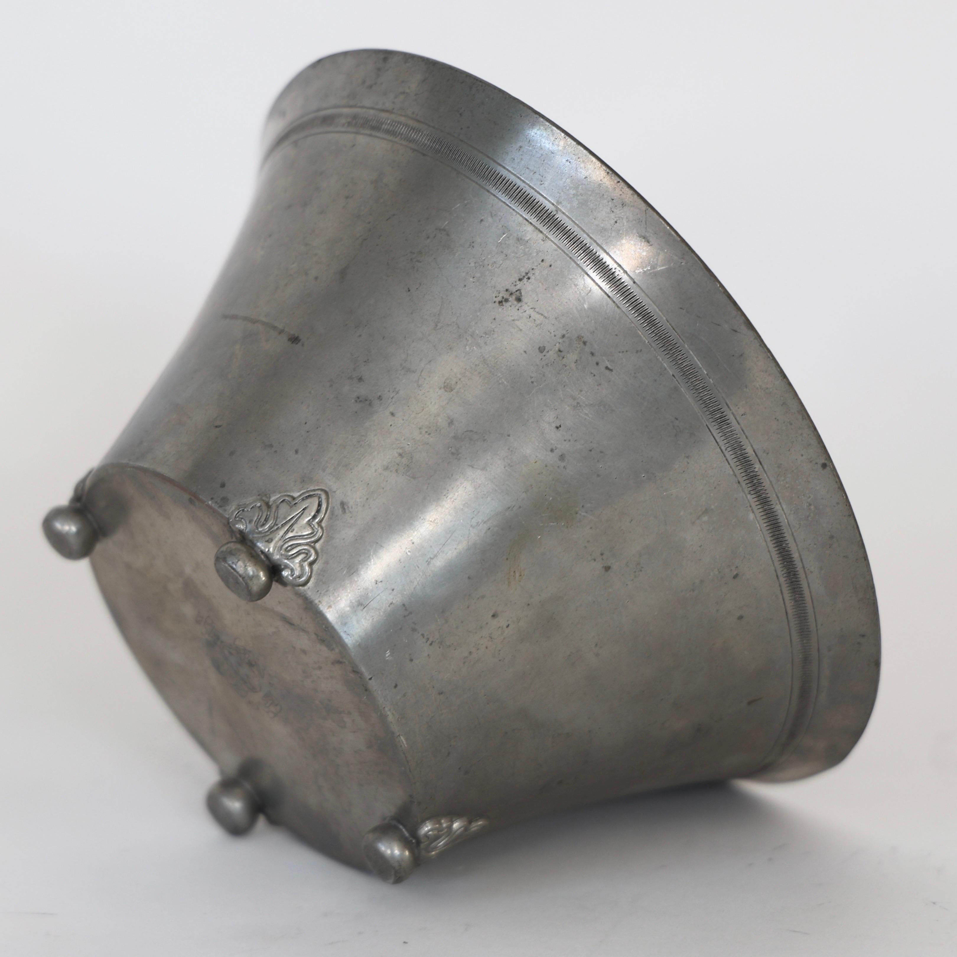 Pewter Bowl by Just Andersen, 1930s, Denmark For Sale 1