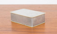 Zinnschachtel von Nils Fougstedt, Firma Svenskt Tenn, Schweden, 1953