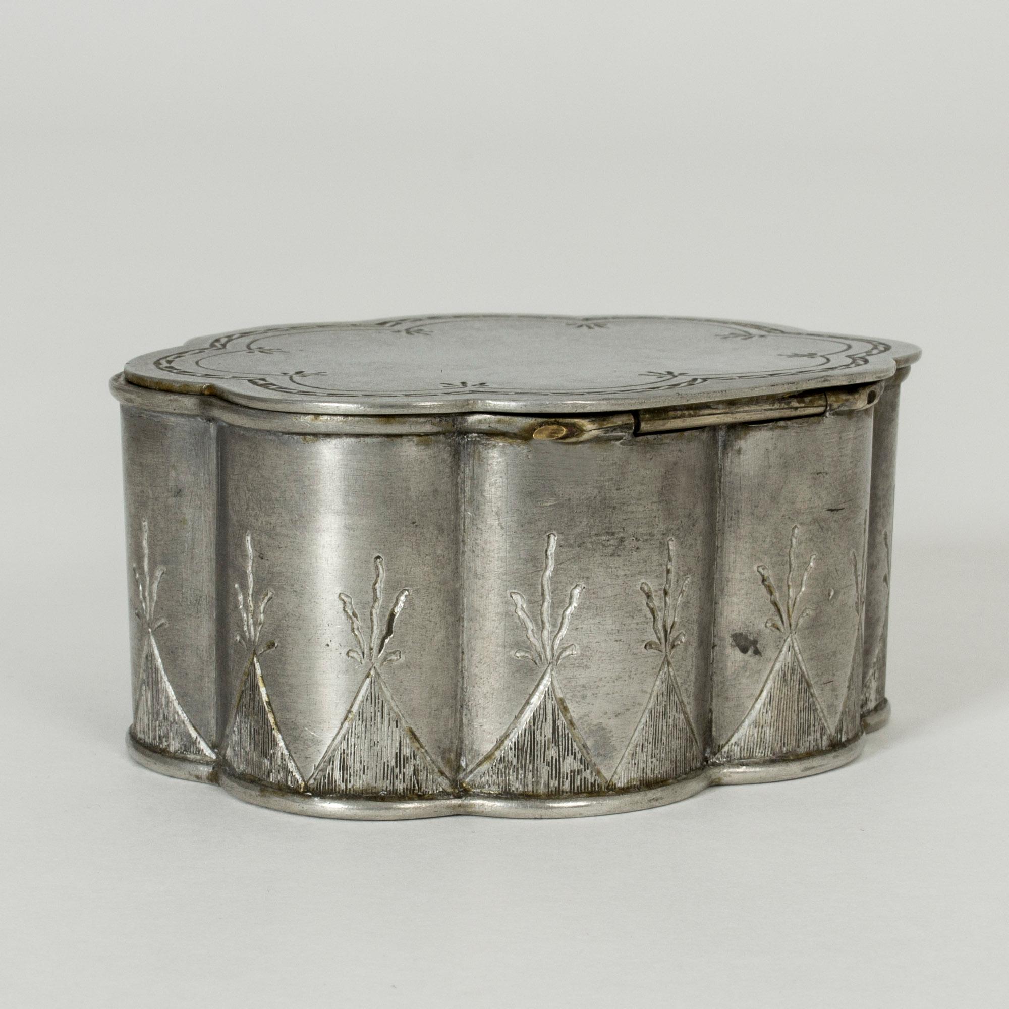 Pewter Box from Herman Bergman For Sale 1