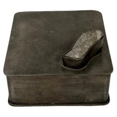 Pewter Box with Mountain Crystal