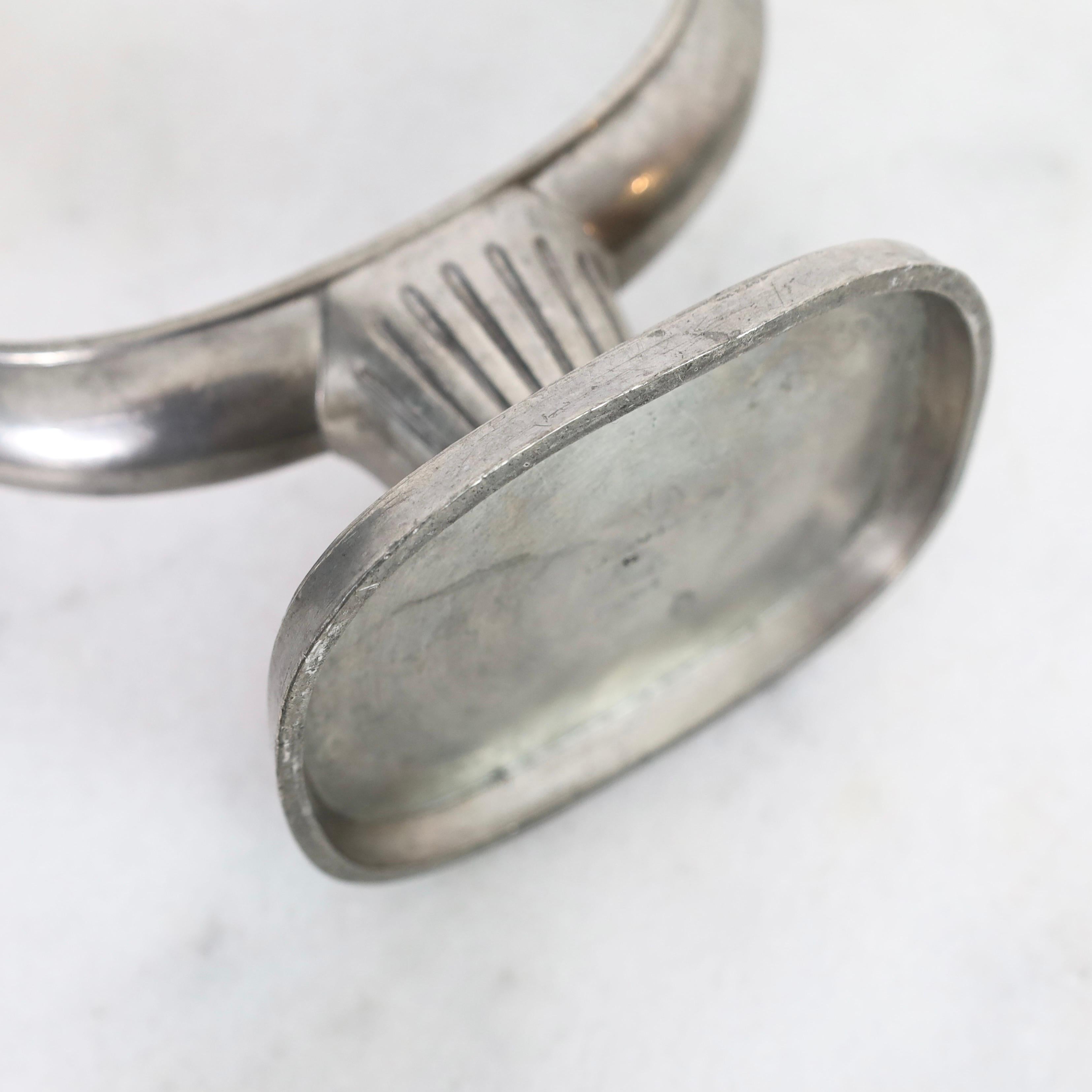 Pewter Candle Holders by Just Andersen, 1950s, Denmark For Sale 5