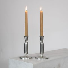 Portacandele in peltro di Just Andersen, anni '1950, Danimarca